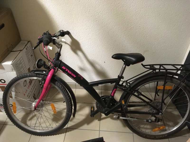 Vlo B'twin Noir Et Rose